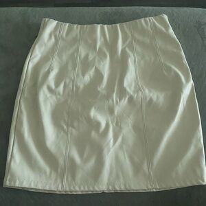Faux Leather Skirt